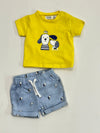 Conjunto Shorts Con Playera M/C Amarillo Bebe Niño Mayoral M1074