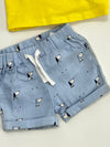 Conjunto Shorts Con Playera M/C Amarillo Bebe Niño Mayoral M1074