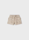 Shorts Algodon Tencel Color Coffe Niña Mayoral M3252 MAYORAL