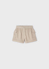 Shorts Algodon Tencel Color Coffe Niña Mayoral M3252 MAYORAL