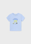 Playera M/C Play Tandem Celeste Bebe Niño Mayoral M1026 MAYORAL