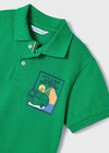 Polo M/C Prints Verde Niño Mayoral M3106 MAYORAL