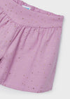 Conjunto Short Puff Foil Malva Niña Mayoral M3258 MAYORAL