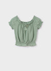 Top Falso Lino Menta Junior Niña Mayoral M6026 MAYORAL