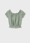 Top Falso Lino Menta Junior Niña Mayoral M6026 MAYORAL