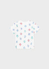 Playera M/C Estampada Blanco Bebe Niño Mayoral M1029 MAYORAL