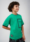 Playera M/C Contrastes Manga Color Clorofila Junior Niño Mayoral M6046 MAYORAL