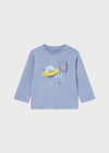 Playera M/L Play "Space" Glaciar Mayoral M2042 Bebe Niño MAYORAL