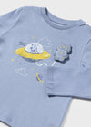 Playera M/L Play "Space" Glaciar Mayoral M2042 Bebe Niño MAYORAL