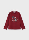 Playera M/L Sneakers Tinto Mayoral M4040 Niño MAYORAL