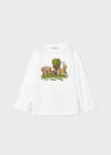 Playera M/L "Nature" Color Nata Mayoral M4054 MAYORAL