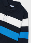 Polo M/L Color Block Blue Black Mayoral M4103 MAYORAL