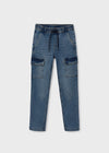 Pantalon Denim Jogger Cargo O Mayoral M7534 MAYORAL