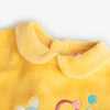 Mameluco Terciopelo Amarillo De Bebé Niña -Bci Boboli M119056 BOBOLI