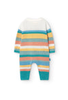 Mameluco Tejido Rayas De Bebé Unisex  -Bci Boboli M119089 BOBOLI