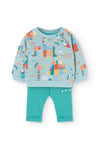 Conjunto Sudadera Pantalon  Punto De Niño -Bci Boboli M119124 BOBOLI