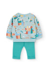 Conjunto Sudadera Pantalon  Punto De Niño -Bci Boboli M119124 BOBOLI