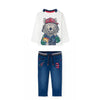 Conj. Camiseta Con Pantalon De Niño -Bci Boboli M309080 / M309046 BOBOLI