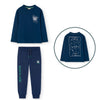 Conj. Pantalon Con Playera Algodon Marino Niño -Bci Boboli M509037 / M509082 BOBOLI