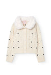 Conj. Short Falda Polipiel Chaqueta Tricotosa De Niña Boboli M729176 / M729109 BOBOLI