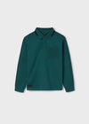 Polo M/L Contrastes Pique Verde Mayoral M7105 MAYORAL