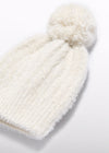 Gorro Tejido Afelpado Hueso Abelylula M5913 ABEL Y LULA