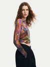 Blusa Camo Petals_La, Color Tutti Fruti, M24Wwjf75 Dama Desigual DESIGUAL