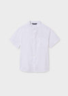 Camisa M/C Cuello Mao Blanco Junior Niño Mayoral M6137 MAYORAL