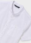 Camisa M/C Cuello Mao Blanco Junior Niño Mayoral M6137 MAYORAL
