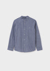 Camisa M/L Cuello Mao Marino Junior Niño Mayoral M6141 MAYORAL
