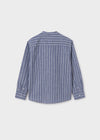 Camisa M/L Cuello Mao Marino Junior Niño Mayoral M6141 MAYORAL