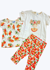 Conjunto Set 2 Blusa  M/C Con Legins Garbanzo Bebe Niña Mayoral M1008