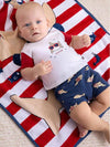 Conjunto Playera M/C Con Shorts Tiburón Bebe Niño Mayoral M1220