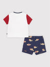 Conjunto Playera M/C Con Shorts Tiburón Bebe Niño Mayoral M1220