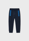 Conjunto Pants Con Sudadera Bolsillo Color Azul Mayoral M4457 Niño