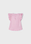 Blusa M/C Algodon Rosa Pastel Bebe Niña Mayoral M1027 Mayoral