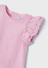 Blusa M/C Algodon Rosa Pastel Bebe Niña Mayoral M1027 Mayoral