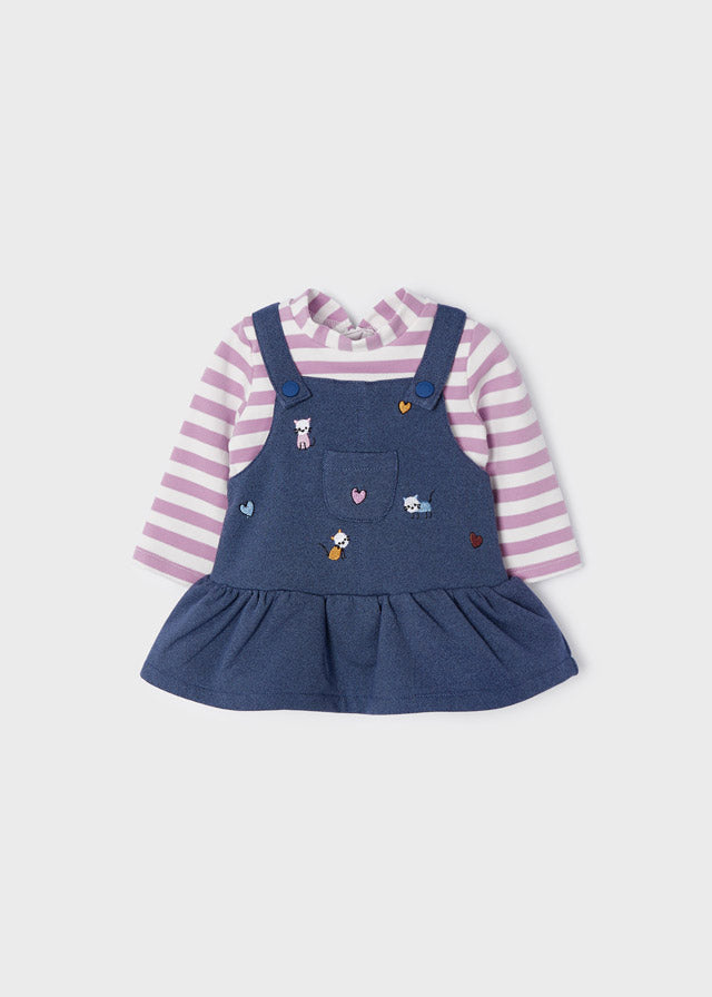 Vestido + Cubrepañal Para Bebé Niña, Multicolor – lolimariscalmoda