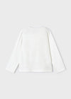 Blusa M/L Estampada Better Cotton Camel/Azul Niña  Mayoral M4007 MAYORAL