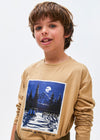 Playera M/L "Mountains" Camel Junior Niño Mayoral M7070 MAYORAL