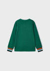 Playera M/L Algodon Con Relieve Verde Niño Mayoral M4031 MAYORAL