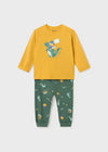 Pijama Punto Estampado Menta Bebe Niño Mayoral M2774 MAYORAL