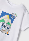 Playera M/C "Van" Blanco Niño Mayoral M3004 MAYORAL