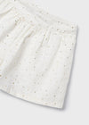 Conjunto Short Puff Foil Beige Niña Mayoral M3258 MAYORAL