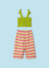 Conjunto Pantalon Nido Abeja Kiwi Niña  Mayoral M3540 MAYORAL